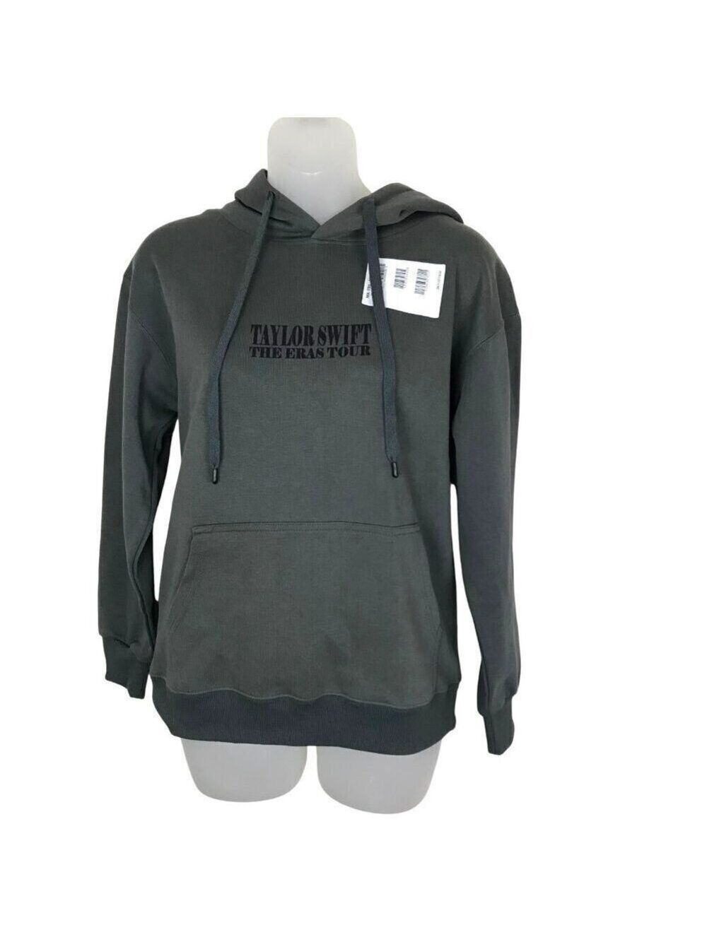 NWT Taylor Swift  Eras Tour Charcoal Grey Hoodie Size S